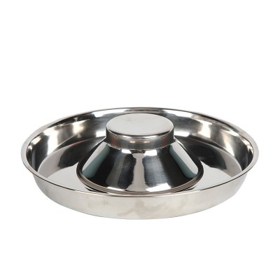 Healthy Eating custom 3 sizes dog slow feeder stainless water bowl