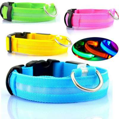 Wholesale light up dog collar free samples led dog collar