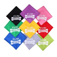 9 colors dog bandana collar custom printing dog bandana logo