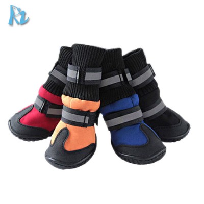 Soft Reflecting Anti-slip XXL Large Waterproof Dog Boots Shoes