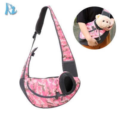 High Quality Pet Travel Shoulder Bag Soft Mesh Dog Sling Bag Carrier