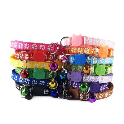 Plastic cat buckle 13 colors safety kitten collar