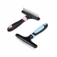 Pet Dematting Brush Dog Grooming Brush Deshedding Undercoat Rake Comb