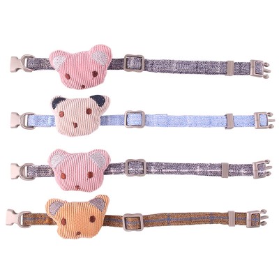 1.0cm 1.5cm cute cat collar cotton dog collar personalized